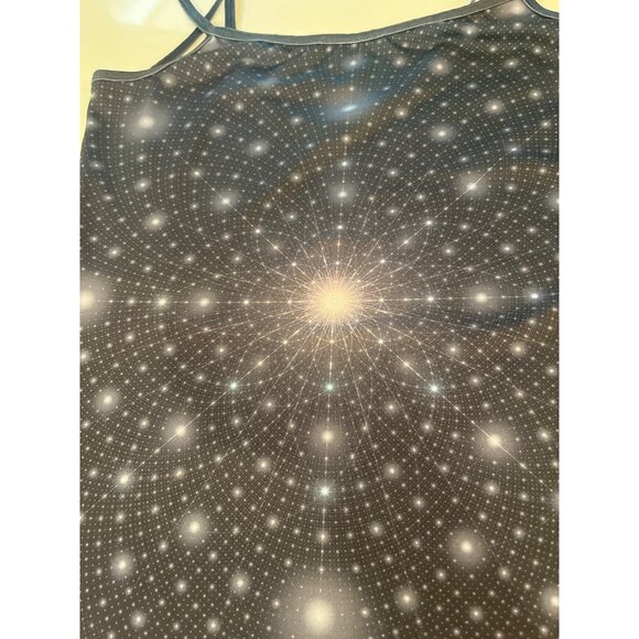 Pumayana Celebrate Consciousness Galaxy Print Womens Dress Large - Picture 3 of 8